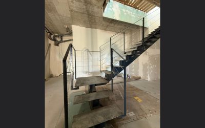 Construcción de escaleras metálicas